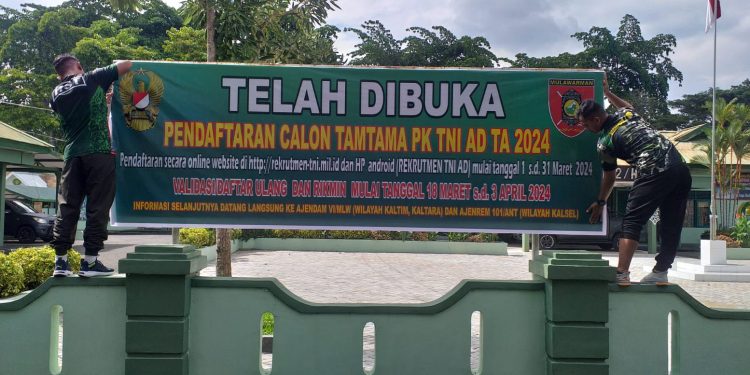 Kodim HST Sosialisasikan Rekrutmen Calon Tamtama