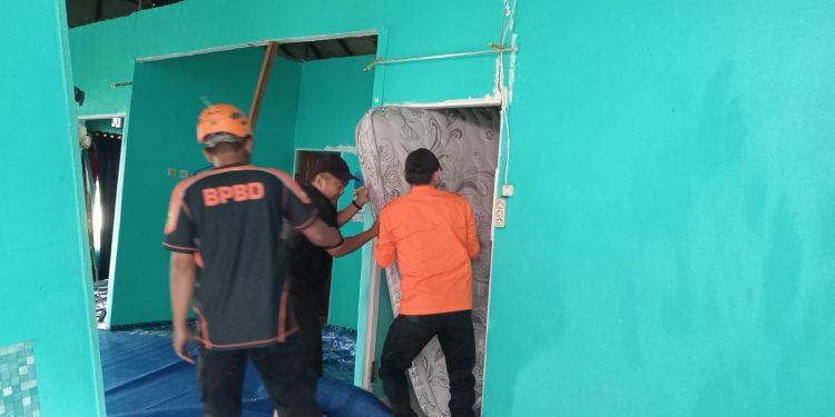 Rumah di Tatah Belayung Ambruk, Begini Penjelasan BPBD Banjarmasin