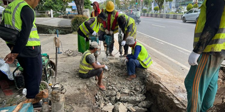 Duh, Distribusi Air Leding ke Banjarmasin Barat dan Tengah Mati Total, Ini Penyebabnya