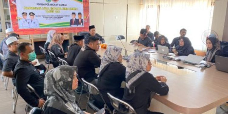BPBD Sampaikan Lima Isu Strategis di Forum Perangkat Daerah