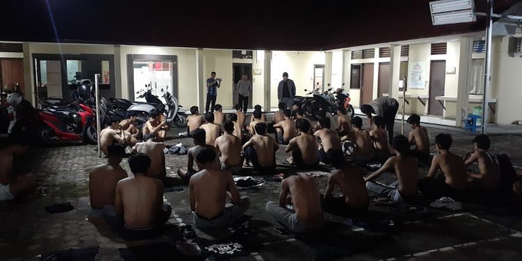 38 Remaja dan 21 Motor Terjaring Razia Balap Liar, Terindikasi Taruhan