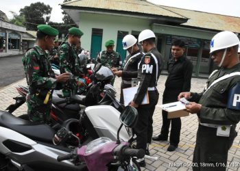 Anggota Kodim HST Ikuti Sosialisasi Operasi Gaktib dan Yustisi Polisi Militer