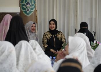 Silaturahmi dan Tingkatkan Keimanan Kader, TP PKK HST Hadiri Haul Sayyidah Khadijah