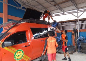 Diduga Tenggelam, Warga Kandangan Dalam Pencarian Tim Basarnas Banjarmasin