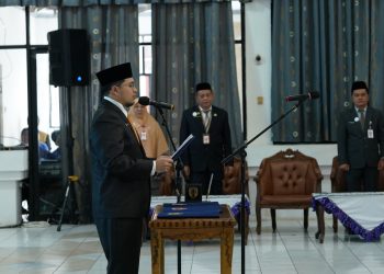 Aulia Lantik 83 Pejabat, Salah Satunya Pimpinan Tinggi Pratama