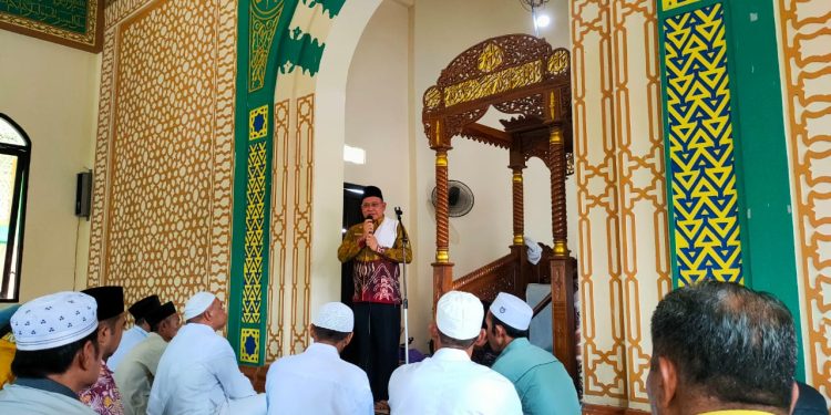 Sayed Jafar Safari Jumat di Masjid As Sobirin Desa Pantai Baru