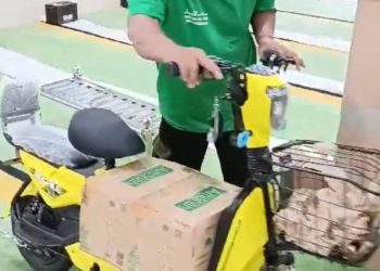 Sempat Viral! Begini Fakta Pria Bersepeda Listrik Dalam Masjid Al Jihad Banjarmasin