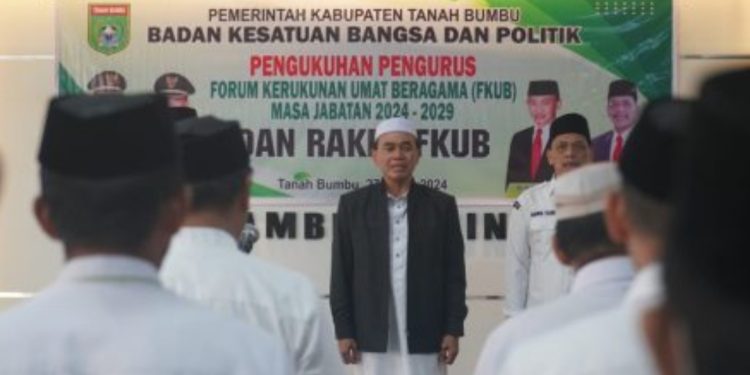 Pengurus FKUB Tanbu Dilantik, Ini Harapan Zairullah Azhar