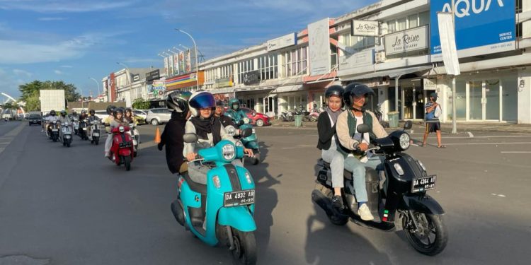 Ngabuburide Bersama Komunitas Yamaha Classy Banjarmasin, Begini Keseruannya