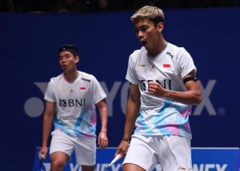 All England 2024: Bagas/Fikri Singkirkan Ganda Nomor 1 Dunia