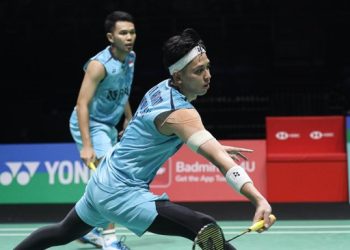 All England 2024: Fajar/Rian Lolos Usai Bertanding 28 Menit