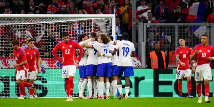 Hasil Timnas Prancis vs Timnas Chile: Les Bleus Menang Tipis 3-2
