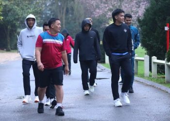 Tim Bulutangkis RI Langsung Latihan Setibanya di Prancis