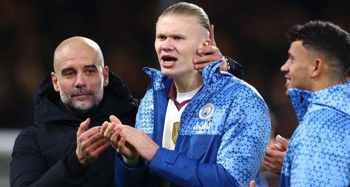 Erling Haaland Dekati Rekor Eric Cantona di Derby Manchester