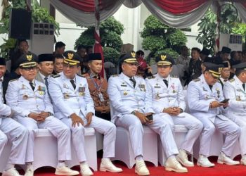 Ambo Sakka Hadiri Peringatan Hari Otonomi Daerah 2024 di Surabaya