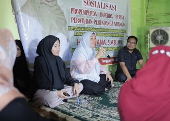 Wakil Ketua DPRD Kalsel Edukasi Warga Satui Barat Soal Pemberdayaan Perempuan