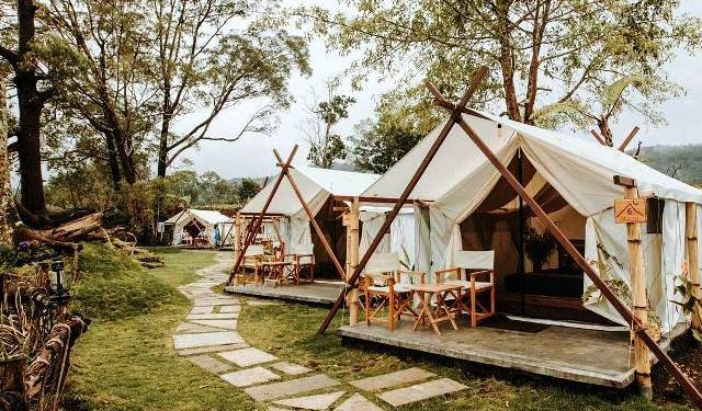 Menginap di Alam Caldera, Glamping dengan Pemandangan Gunung Batur Bali