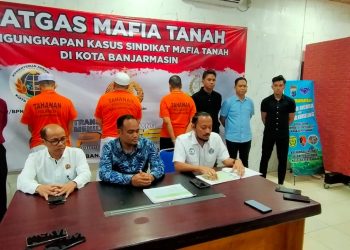 Polisi Bongkar Sindikat Mafia Tanah di Banjarmasin, Tiga Tersangka Diamankan