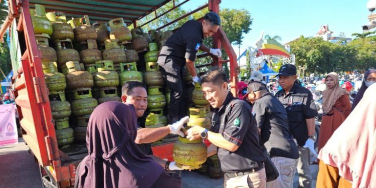 Warga Antusias Kunjungi Bazar Murah, LPG 3 Kg Paling Dicari