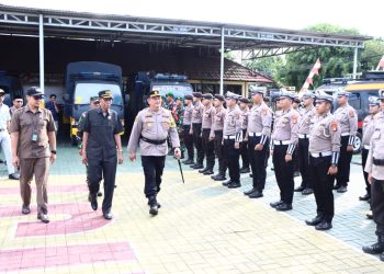Polres HST Apel Gelar Pasukan Operasi Ketupat Intan