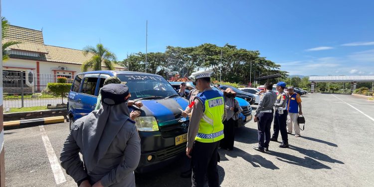 Dishub Kotabaru Laksanakan Rampcheck Angkutan Umum