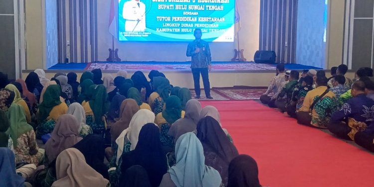 Bantu Entaskan Angka Putus Sekolah, Jumlah Tutor di HST Terus Bertambah