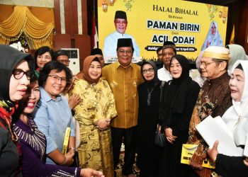 Paman Birin dan Acil Odah Halalbihalal dengan Insan Kesehatan