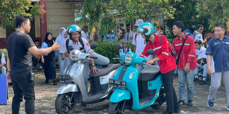 Meriah! Begini Keseruan Even FYP Yamaha di SMKN 5 Banjarmasin