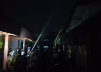 Meteran Listrik Meledak, 9 Rumah di Jalan Veteran Ludes Terbakar