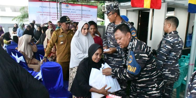 Lanal Kotabaru Gelar Sosialisasi Bela Negara