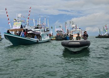 Pengamanan Budaya Maritim, Lanal Kotabaru Terjunkan Alutsista Terbaru