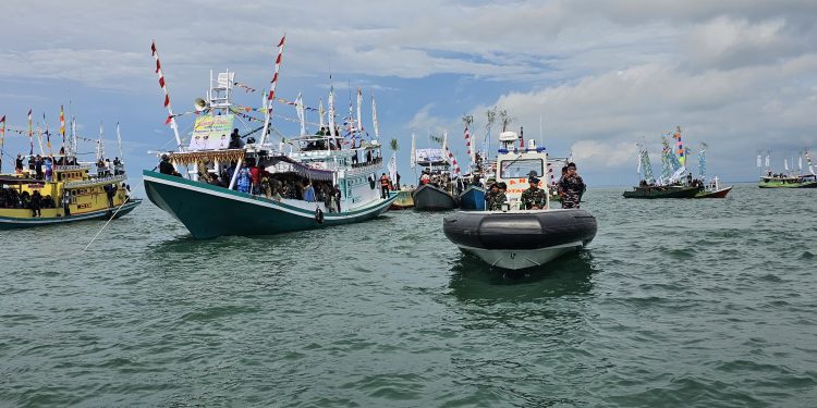 Pengamanan Budaya Maritim, Lanal Kotabaru Terjunkan Alutsista Terbaru