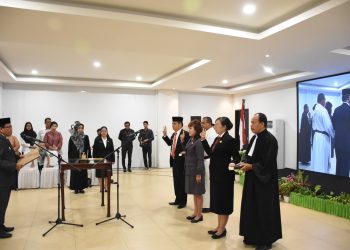 Pj Bupati Lantik 3 Pejabat Pimpinan Tinggi Pratama