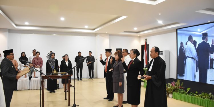 Pj Bupati Lantik 3 Pejabat Pimpinan Tinggi Pratama