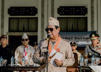4 Peserta Kirab HUT Ke-75 Tentara ALRI Divisi IV Pertahanan Kalimantan Dapat Hadiah Umrah