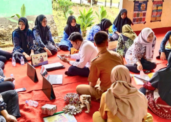 Wakili Tanbu di Tingkat Provinsi, Tim BKKBN Kalsel Sambangi BKB HIU Bahagia