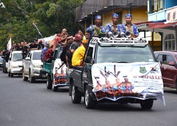 Mamapas Lewu dalam Rangka Harjad ke-218 Kota Kuala Kapuas dan HUT ke-73 Pemkab Kapuas Tahun 2024
