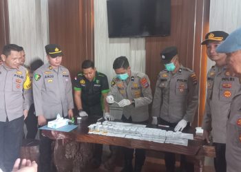 Sidak Tes Urine, 100 Personel Polres Kotabaru Bebas Narkoba