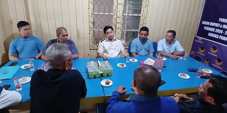 Daftar ke NasDem, Aulia Oktafiandi ‘Setia’ Gandeng Mansyah Sabri di Pilkada HST