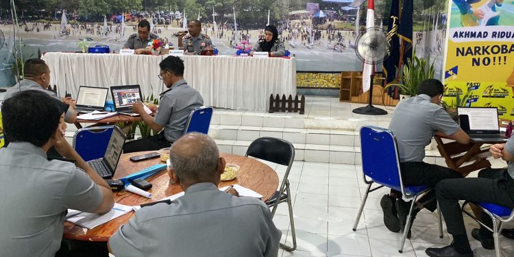 Lapas Kotabaru Ikuti Evaluasi Pembangunan ZI Menuju WBK