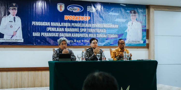Inspektorat HST Gelar Workshop SPIP Terintegrasi