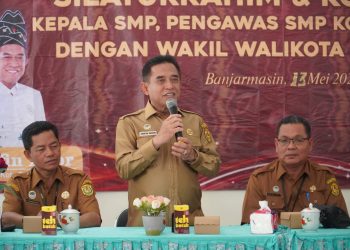 Perkokoh Pendidikan, Pemko Banjarmasin Gelar Silaturahmi Kepala dan Pengawas SMP