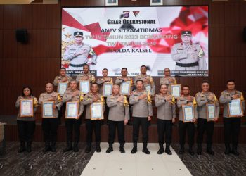 Polres HST Terima Penghargaan Kategori A Zona Hijau