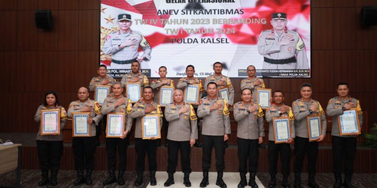 Polres HST Terima Penghargaan Kategori A Zona Hijau