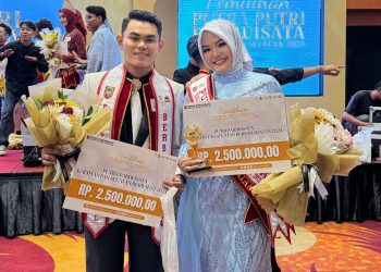 Ibnu Dinobatkan Putra Pariwisata Berbakat, Risa Putri Pariwisata Persahabatan