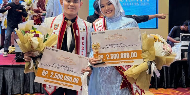 Ibnu Dinobatkan Putra Pariwisata Berbakat, Risa Putri Pariwisata Persahabatan