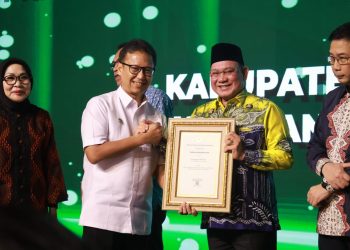 Kado Istimewa Jelang Hari Jadi, Bupati Kotabaru Terima Penghargaan dari Menkes
