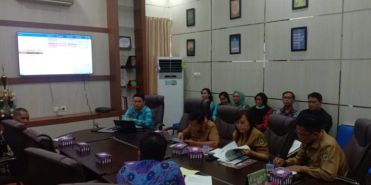 Dinkes Hadiri Rakor Capaian Pelaksanaan SPM Kabupaten Kapuas
