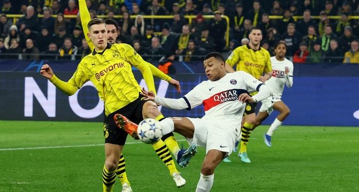 Hasil Liga Champions: Mbappe Tak Berkutik, Dortmund Hajar PSG