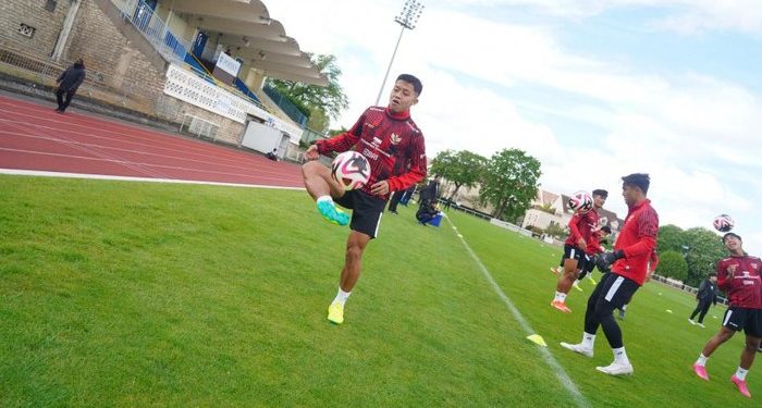 Timnas Indonesia U-23 Latihan Perdana di Paris Tanpa Hubner & Baggott
